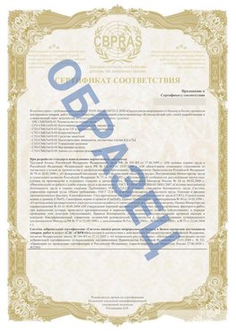 Образец Приложение к СТО 01.064.00220722.2-2020 Балашов Сертификат СТО 01.064.00220722.2-2020 